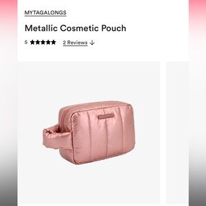 Metallic Cosmetic Pouch
